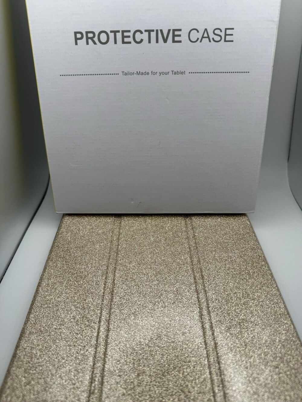 Gold Glitter Tablet Protective Case - Folio Cove